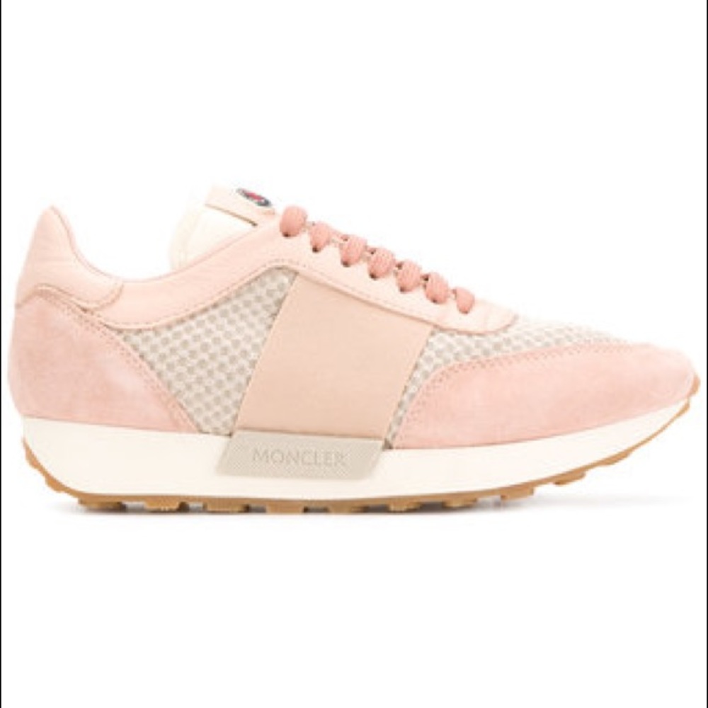 Moncler Women Louise Pink Running Sneaker sz. 37